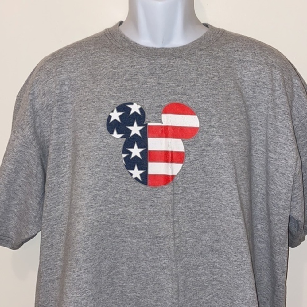 Unisex Disney World Patriotic Mickey Mouse Tee - Picture 5 of 10